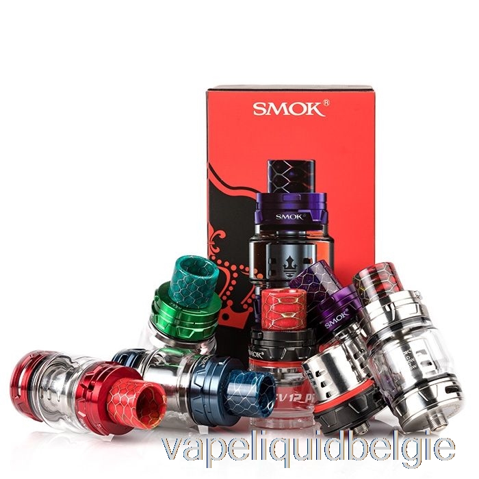 Vape Vloeibare Smok Tfv12 Prins Sub-ohm Tank Zwart Met Rode Spray